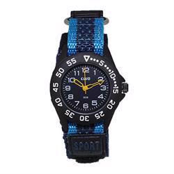 Image of Sport Watch sort rustfri stål Quartz Drenge ur fra Club Time, A59131SS8A